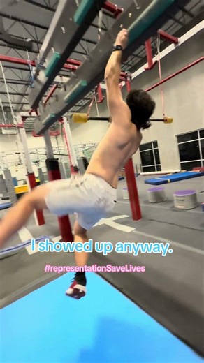 “￼People say trans athletes don’t belong in sports “￼ #ninjawarriorcourse #ftm #transgender