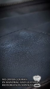 full cycle of leather restoration👜We offer courses leather repair services You can check the details via WhatsApp in the profile description📲 | Leather Repair Academy