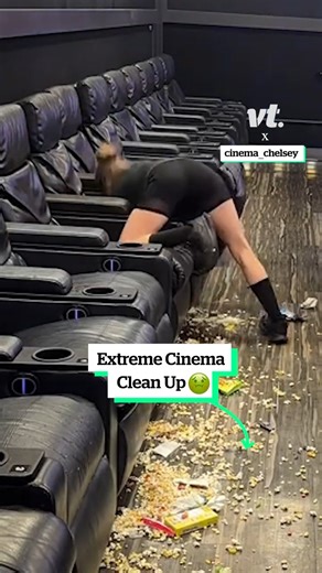 Extreme cinema cleanup 🧼 | VT