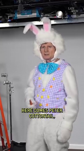 Late Show Me the Bunny: Liam Neeson auditions for the role of a lifetime. #Colbert #LateShowMeMore | The Late Show with Stephen Colbert