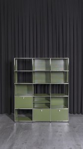 6.4K views · 82 reactions | Meet the newest addition to our USM Haller standard colours: Olive Green Available everywhere as of today. Only few tones are as versatile as this earthy green, seamlessly blending into any design style. Create your desired mood by playfully combining olive green with other timeless USM colourways. Discover more at www.usm.com/olivegreen #newcolour #olivegreen #USMmodularfurniture #USMhaller | USM Modular Furniture | Facebook