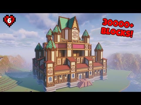 I Built a GIANT MEGABASE in Hardcore Minecraft!