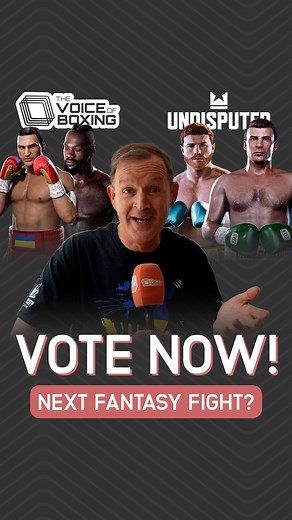 PlayUndisputed on Instagram: "Undisputed x The Voice of Boxing bring to you fantasy fights! 🎙️ 👑 Just under two weeks ago we witnessed Adam Smith call the fantasy fight between Muhammad Ali and Tyson Fury as they fought to a draw on all three judges score cards. Which fantasy fight would you like to see next? 🥊 Canelo Alvarez vs Joe Calzaghe Or 🥊 Wladimir Klitschko vs Deontay Wilder Pick a fight and let’s find out who would come out victorious if they ever faced off in the squared circle. #B