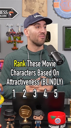 Rank These MOVIE CHARACTERS Based On Attractiveness! #fyp #movies #meganfox #ranking #attractive