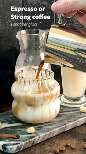 Almond Milk Iced Latte ☕ Creamy, Nutty Coffee in 5 Minutes #coffeerecipe