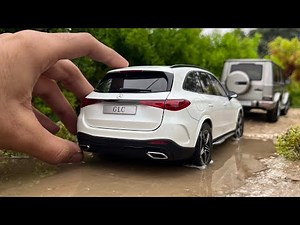 Unboxing 2025 Mercedes-Benz GLC AMG Line | Off roading | iScale | Diecast Model Car
