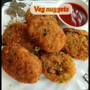vegetable nuggets recipe | veggie nuggets recipe | वेज नगेट्स | nuggets veg | nuggets veggie