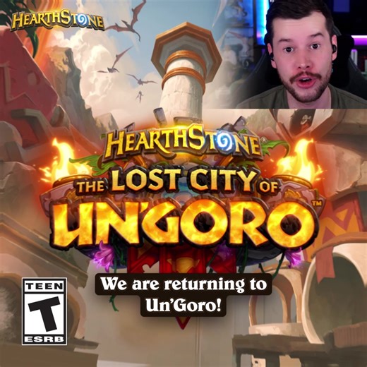 The Lost City of Un’Goro is back! Unlock wild cards, cosmetics, and colossal value now. | Hearthstone