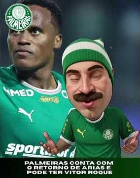 Palmeiras conta com o retorno de Arias e pode ter Vitor Roque no ataque