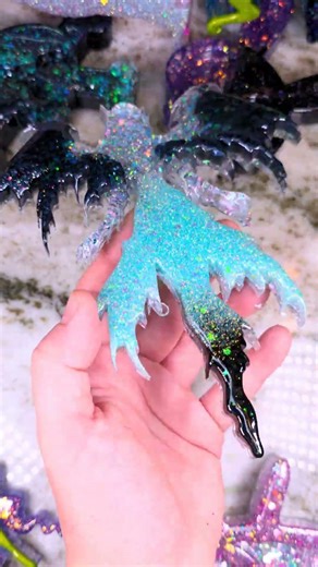 Dark Fairy Demold🩵💙💚💫 #craftideas #smallindustries #resin #resincommunity #crafting #pixie #fairy