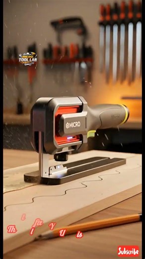 Your Hand Can Shake… This Tool Stays PERFECT 😳| MICRO Smart Cutter 🇺🇸 #usa #america #woodworking