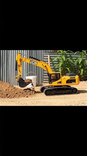 Teamwork of RC Construction Vehicles Making a Perfect New Road
