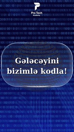 ProTech Academy | IT Təlimləri on Instagram: "Gələcəyin ən çox tələb olunan sahələrini peşəkarlardan öyrənməyə hazırsan? Videoda gördüyün o dinamik dünyanın bir hissəsi olmaq üçün kurslarımıza qoşul! 💻 🔹Full-Stack Proqramlaşdırma: Həm back-end, həm front-end dünyasını fəth et. 🔹Front-end Developer: Saytların vizual görünüşünü və interaktivliyini yarat. 🔹Back-end Developer (Python/Java/C#): Sistemin görünməyən güclü "beynini" qur. 🔹Data Science & Analitika: Məlumatları oxu və gələcəyi proqno
