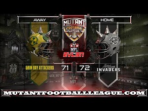 Mutant Football League - Gameplay 1oo "Attackers vs Invaders"