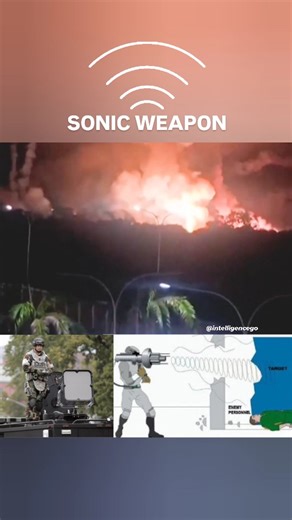 IntelligenceGo on Instagram: "US used sonic weapon on Venezuelan troops, report shared by Leavitt claims. "At one point, they launched something; I don’t know how to describe it," he said. "It was like a very intense sound wave. Suddenly I felt like my head was exploding from the inside." "We all started bleeding from the nose," he added. "Some were vomiting blood. We fell to the ground, unable to move. We couldn’t even stand up after that sonic weapon — or whatever it was." By WION #enegineerin