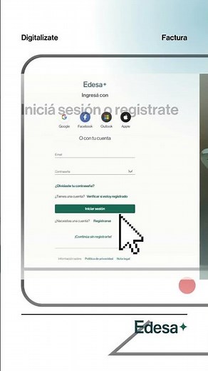 Descargá tu Factura en 3 simples pasos - #EDESA