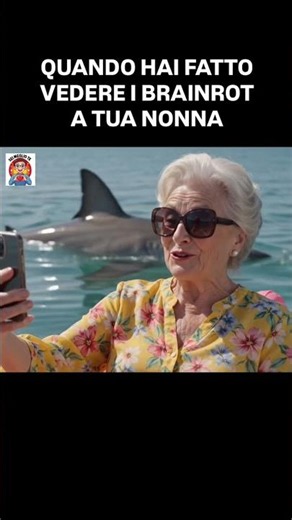 Non dovevi farle vedere tutti questi video… 😂😂😂 #nonna #ironia #videodivertenti #battute #estate