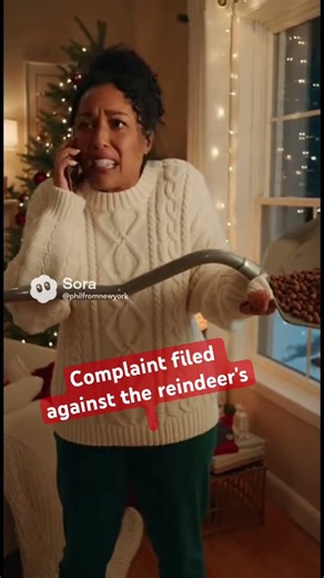 Reindeer poop all over the front yard! #christmas #reindeer #reindeerspotting #reindeerherding