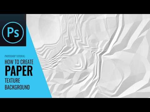 Realistic Crumpled Paper Texture Tutorial in Adobe Photoshop | Step by Step Guide