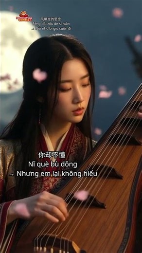 Học Tiếng Trung HSK4 Qua Bài Hát 风带走的思念 Vietsub Pinyin