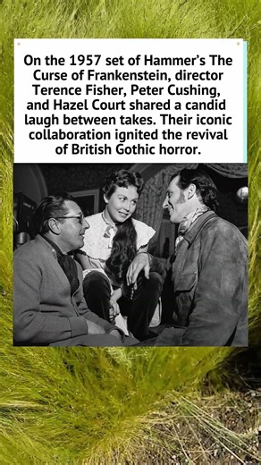 Hammer Horror On Set (1957) 🎬 #PeterCushing #Shorts #HorrorHistory