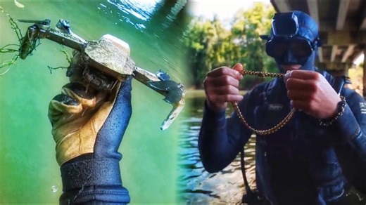 You won't believe the jackpot Yappy found! (Magnet fishing & scuba diving)