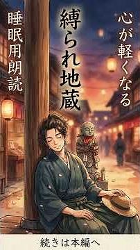 【なぜ縛られた？】江戸に伝わる不思議な地蔵の物語 #縛られ地蔵 #日本昔話 #江戸の人情話 #朗読 #shorts