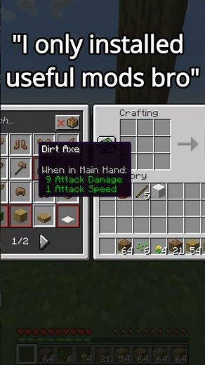 Asked bro to install mods