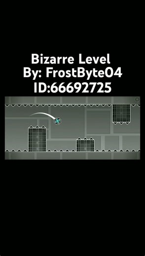 Geometry Dash Bizarre Level #geometrydash #edit #layout