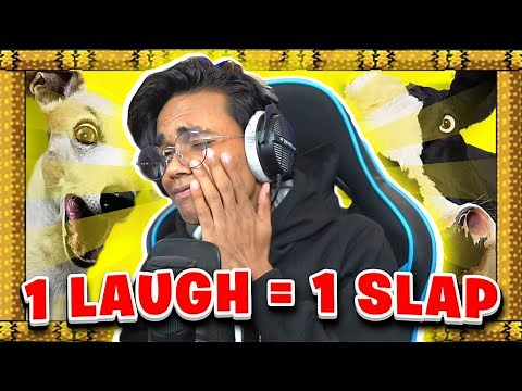 1 LAUGH = 1 SLAP (TRY NOT TO LAUGH) | Bixu