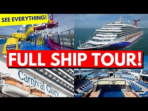 Carnival Glory - FULL Ship Tour - 4K - NEW - BEST tour/walkthrough - FRESH OUT OF DRY DOCK - 2025