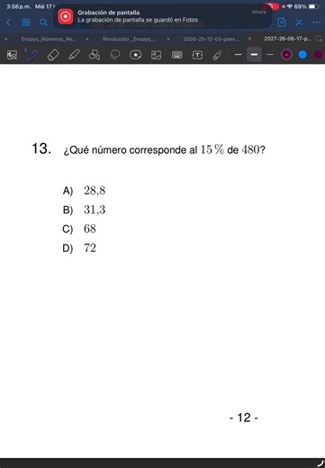 Ejercicio 13 PAES M1 invierno 2026 – solución y explicación