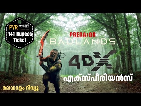 Predator Badlands 4DX Experience | Predator Badlands Malayalam Review
