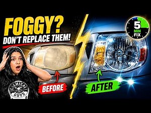 How To Restore Foggy Headlights Fast
