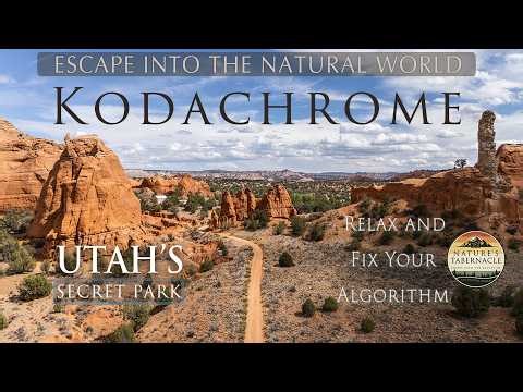 Desert Dreamscape: Aerial 4K | Kodachrome Basin, Utah | Red Rock Canyons, Geological Wonder
