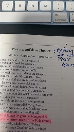 Faust Part 1 - Understanding the Framework Texts (Summary) German Abitur 2026