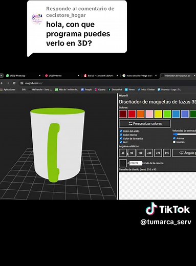 Respuesta a @cecistore_hogar Así es como ponemos la imagen en una maqueta 3D 🙌 #sublimacion #tazaspersonalizadas #tazassublimadas #diseñografico #diseñograficopublicitario #grafica #imprenta #emprendimientos #emprendedores