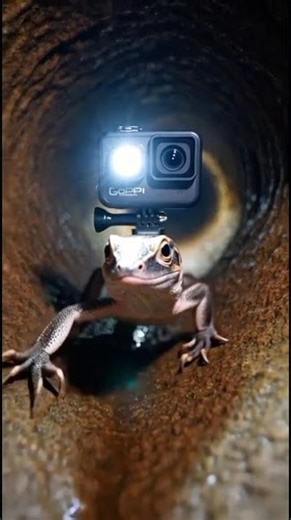 🐛🦎 “Insect vs. Lizard: GoPro Adventure from Tiny POV!” #kidscartoon #naino #cartoonstory #buddygator