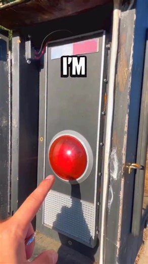 Hullsome on Instagram: "Would you understand what this button is referencing? If you’ve seen the movie 2001: A Space Odyssey it might make a lot more sense for unlocking this Geocache! 😅"
