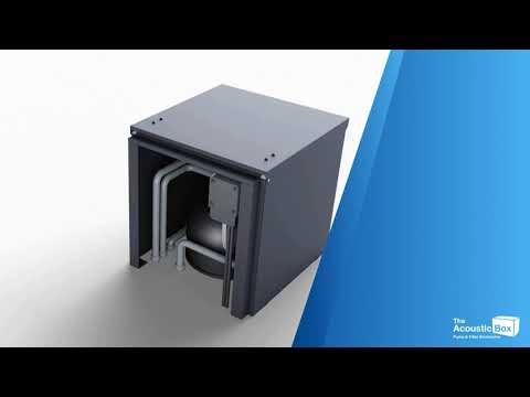 Backless Acoustic Box | Pool Pump Noise Reduction Enclosure 3D Overview