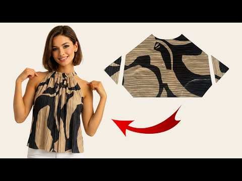 DIY Halter Blouse Making ✂️ Easy, Stylish & Perfect for Everyday Wear
