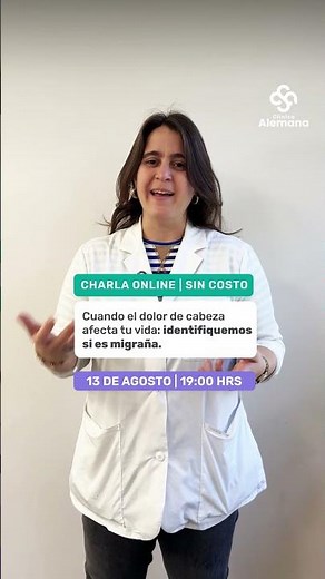 When headaches affect your life: let's identify if it's a migraine | Clínica Alemana