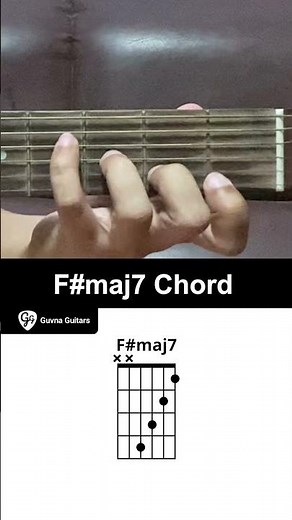 How To Play The F#maj7 Chord On Guitar - Guvna Guitars