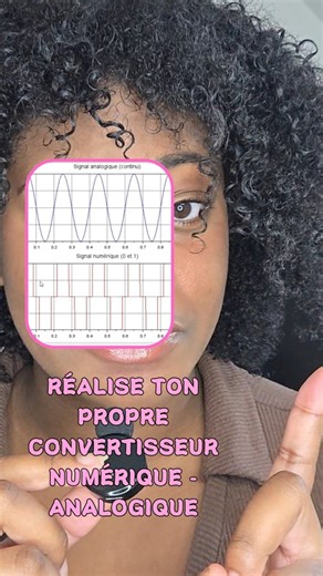 @jessilab_ on Instagram: "Le fonctionnement des convertisseurs numérique - analogiques accompagné d'un tutoriel simple à reproduire pour reprédenter simplement ce fonctionnement ! ✨️🚀 #electronique #tech #cours #tuto #womeninstem #electronics #maker #iot #scilab #bluetooth #matlab #techgirl"