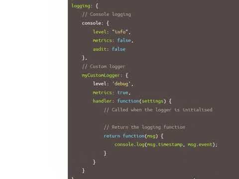 Logging events Using a Custom logger-Node-RED
