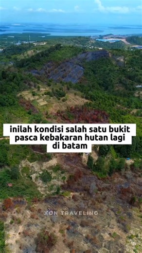 akhir akhir ini batam lagi banyak kejadian kebakaran 📍sekitar bukit mangsang piayu batam