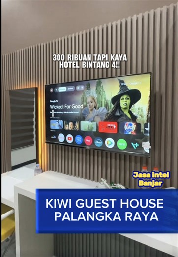 Guest house pilihan untuk yang bawa keluarga nih ke palangka raya!! Cuma 300 ribuan aja loh, lokasi dekat dengan kota banjarmasin #kiwiguesthouse #guesthouse #palangkaraya #jasaintelbanjar #promotiktok