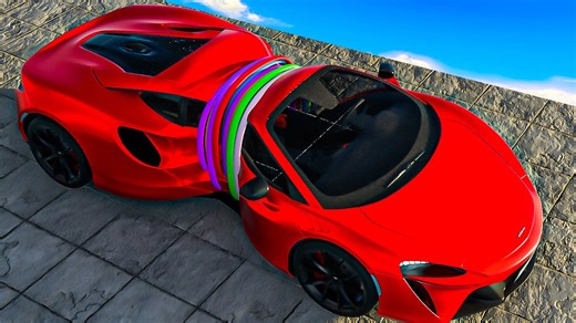 Testing Cars vs Rubber Bands in GTA 5