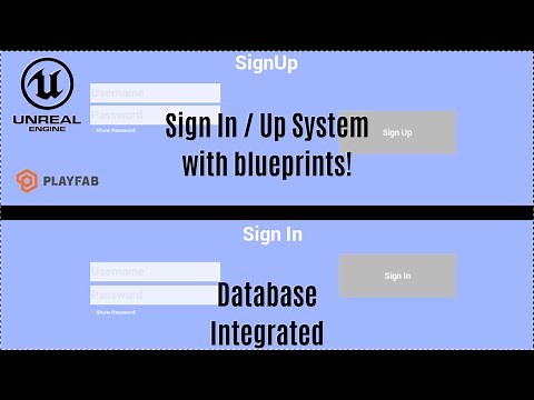 Sign In / Up System With Unreal Engine 5 | Database Integrated | Playfab Tutorial