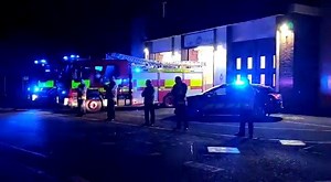 Green Watch Ballymena showing their support for our fantastic NHS this evening. 👏 🎬 - NIFRS | Explore Causeway Coast And Glens